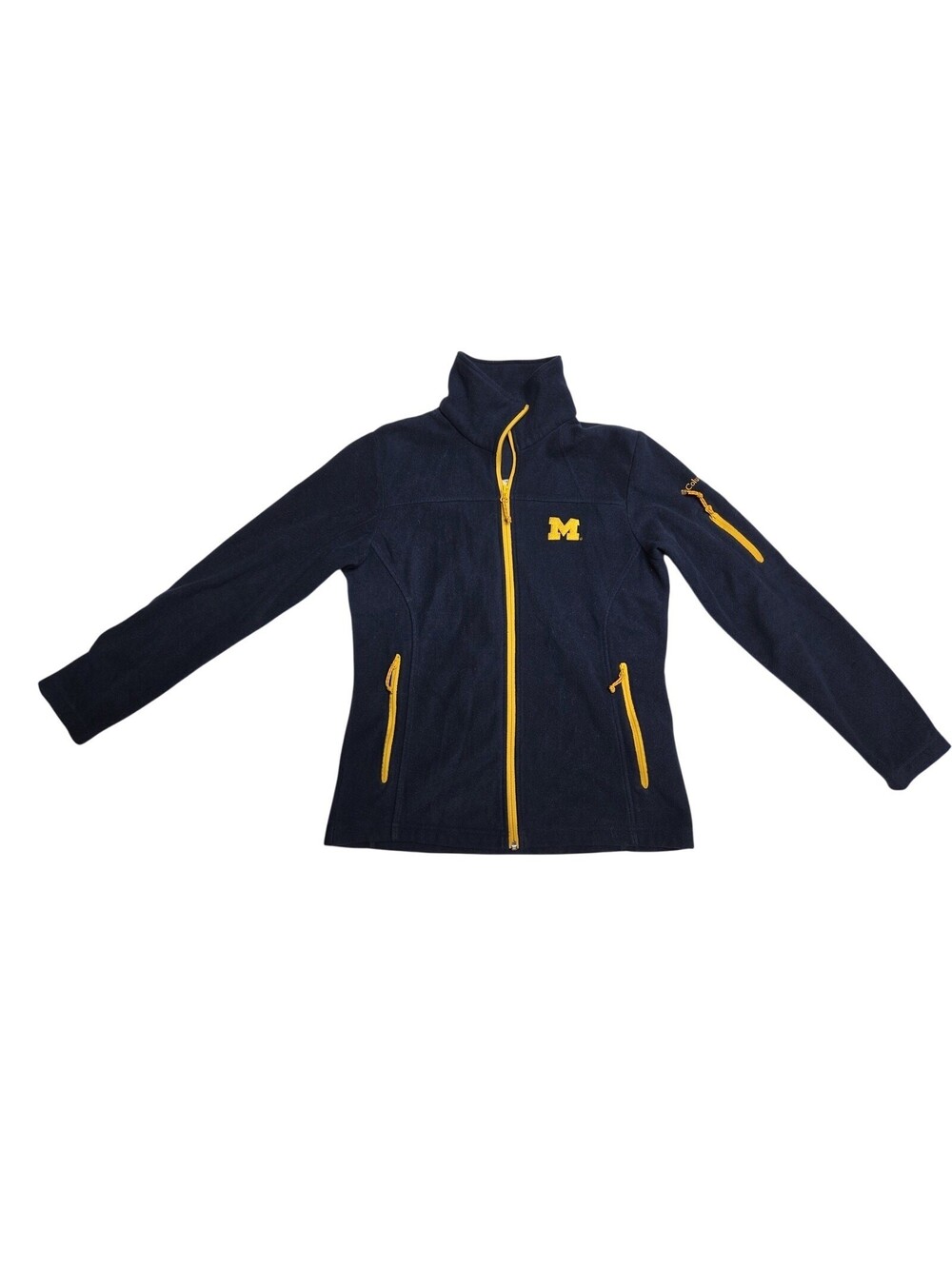 Columbia Sportswear University of Michigan Wolverines Fleece Jacket Women Small